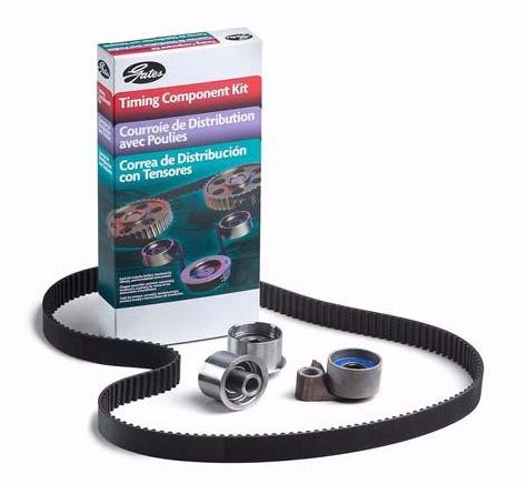 Gates 97-00 Acura EL / 96-00 Civic 1.6L Stock Replacement Timing Belt Tensioner & Water Pump Kit - Bull Strap