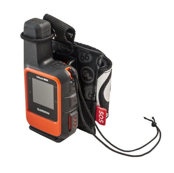 Giant Loop Tracker Packer Holster Garmin inReach - Black - Bull Strap