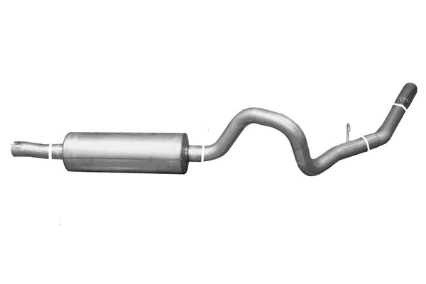 Gibson 00-05 Ford Excursion XLT 6.8L 3in Cat-Back Single Exhaust - Stainless - Bull Strap