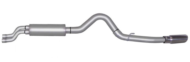 Gibson 01-05 Chevrolet Silverado 2500 HD Base 6.0L 4in Cat-Back Single Exhaust - Aluminized - Bull Strap