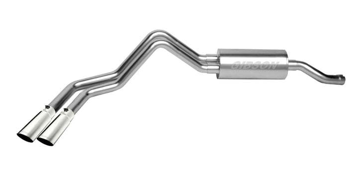 Gibson 01-05 Ford Ranger XL 2.3L 1.75in Cat-Back Dual Sport Exhaust - Aluminized - Bull Strap