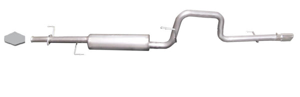 Gibson 05-09 Toyota 4Runner Sport 4.7L 2.5in Cat-Back Single Exhaust - Aluminized - Bull Strap