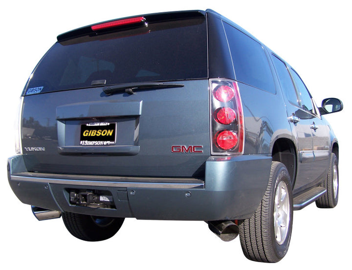 Gibson 07-10 Cadillac Escalade ESV Base 6.2L 2.5in Cat-Back Dual Extreme Exhaust - Aluminized - Bull Strap