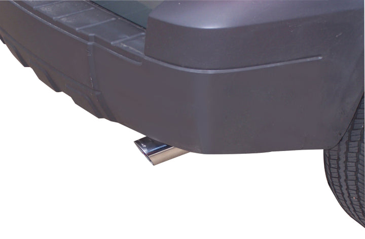 Gibson 10-12 Ford Escape Limited 3.0L 2.25in Cat-Back Single Exhaust - Aluminized - Bull Strap