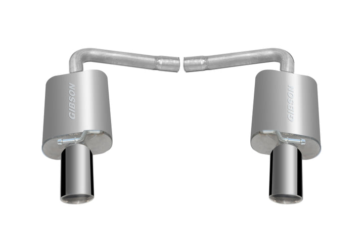 Gibson 11-18 Ford Explorer Base 3.5L 2.25in Axle-Back Dual Exhaust - Stainless - Bull Strap