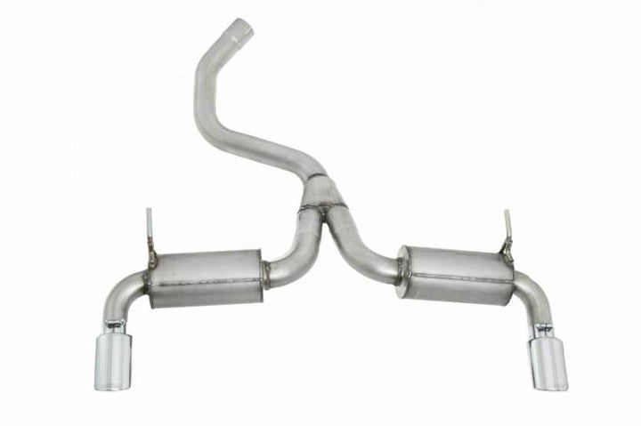 Gibson 14-20 Jeep Cherokee 3.2L 2.5in/2.25in Cat-Back Dual Split Exhaust - Stainless - Bull Strap