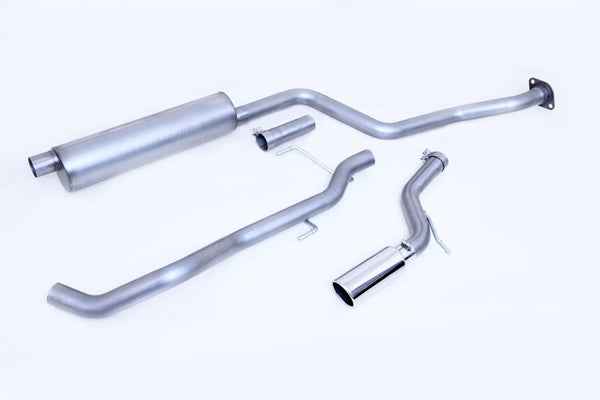 Gibson 24-25 Toyota Tacoma 2.4L Double Cab Cat-Back Single Exhaust - Bull Strap