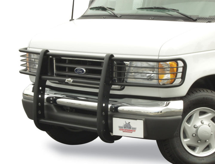 Go Rhino 03-07 Ford E-250/E-350 Econoline Van 3000 Series StepGuard - Black - Bull Strap