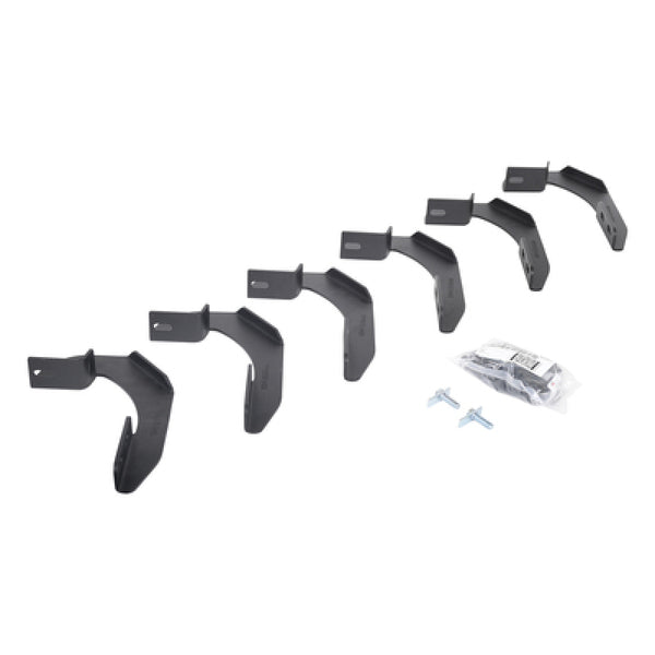 Go Rhino 04-14 Ford F-150 SCW & SC 4DR Mounting Brackets(V-Series V3/RB10 Slim/RB20 Slim) - Tex. Blk - Bull Strap