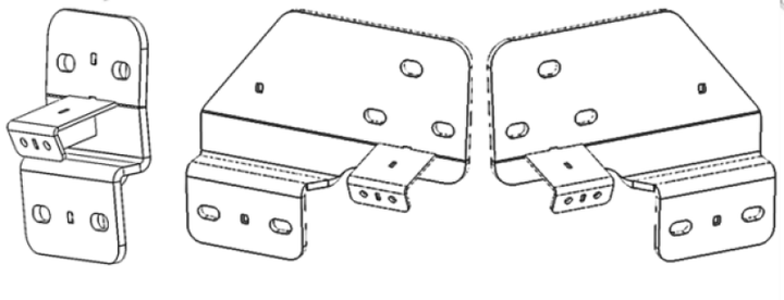 Go Rhino 09-19 Ram 1500 Brackets for Dominator Extreme SideSteps - Bull Strap