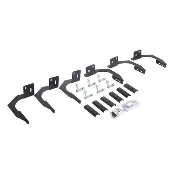Go Rhino 10-22 Ram 2500/3500HD CC 4DR Mounting Brackets(V-Series V3/RB10 Slim/RB20 Slim) - Tex. Blk - Bull Strap