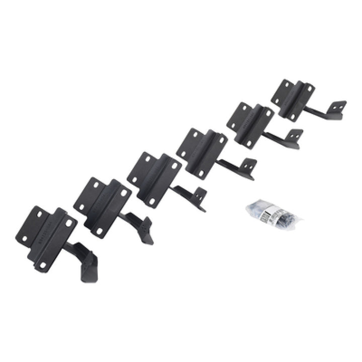 Go Rhino 15-21 Ford F-150 SC 4DR Mounting Brackets (V-Series V3/RB10 Slim/RB20 Slim) - Tex. Blk - Bull Strap