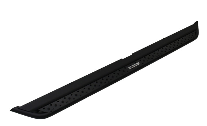 Go Rhino 17-20 Ford F-250/F-350 SD Dominator Extreme DSS SideSteps Complete Kit w/SideStep + Brkts - Bull Strap