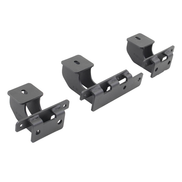 Go Rhino 18-20 Jeep Wrangler JLU Brackets for Dominator Extreme SideSteps - Bull Strap