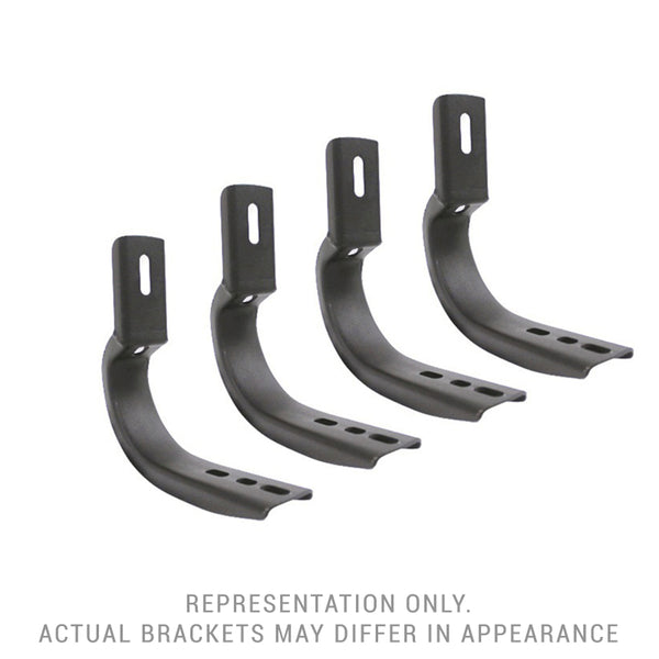 Go Rhino 19-20 Chevrolet Silverado 1500 Brackets for OE Xtreme Cab Length SideSteps - Bull Strap