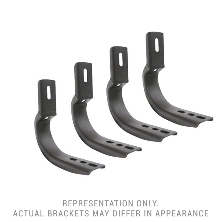 Go Rhino 19-20 Chevrolet Silverado 1500 Brackets for OE Xtreme Cab Length SideSteps - Bull Strap