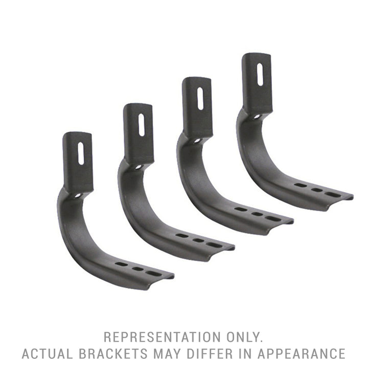 Go Rhino 19-20 Chevrolet Silverado 1500 Brackets for OE Xtreme Cab Length SideSteps - Bull Strap