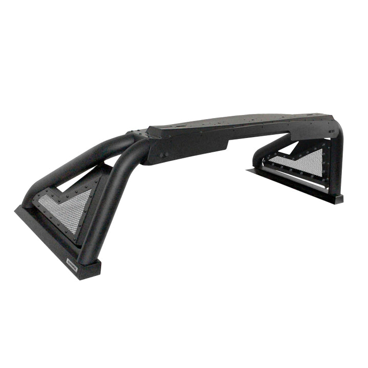 Go Rhino 19-20 Ram 1500 Sport Bar 2.0 (Full Size) - Tex Blk - Bull Strap