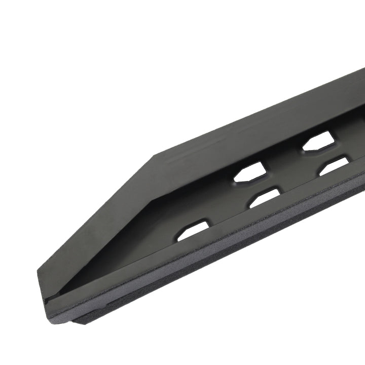 Go Rhino 2022 Toyota Tundra Crew Max RB20 Slim Running Board + Brackets - Bedliner Coating - Bull Strap