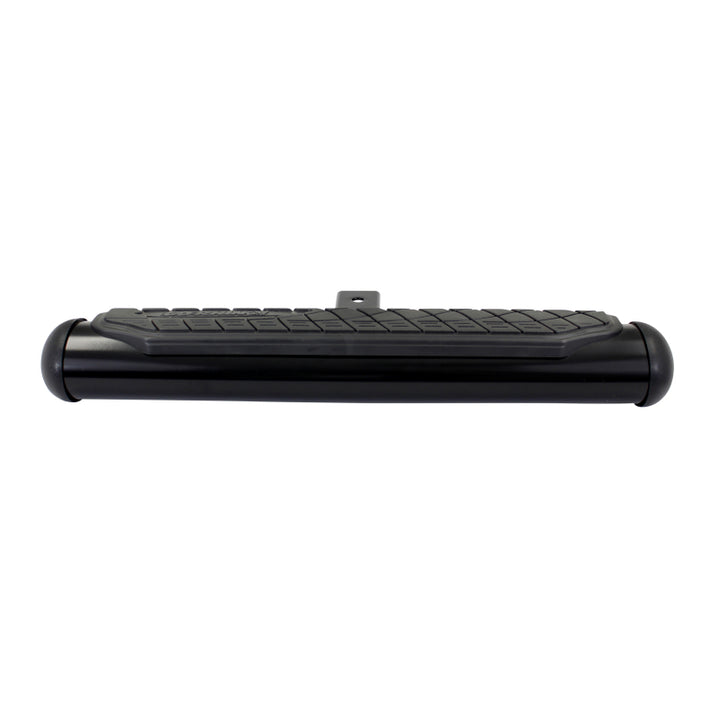 Go Rhino 4in Oval Hitch Step - Black - Bull Strap
