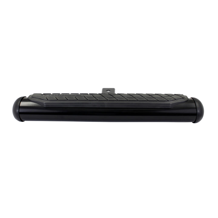 Go Rhino 4in Oval Hitch Step - Black - Bull Strap