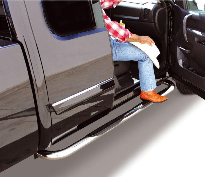 Go Rhino 80-98 Ford F Series 4000 Series SideSteps - Cab Length - SS - Bull Strap