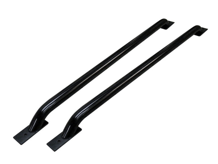 Go Rhino 88-98 Chevrolet Pick Up Stake Pocket Bed Rails - Blk - Bull Strap
