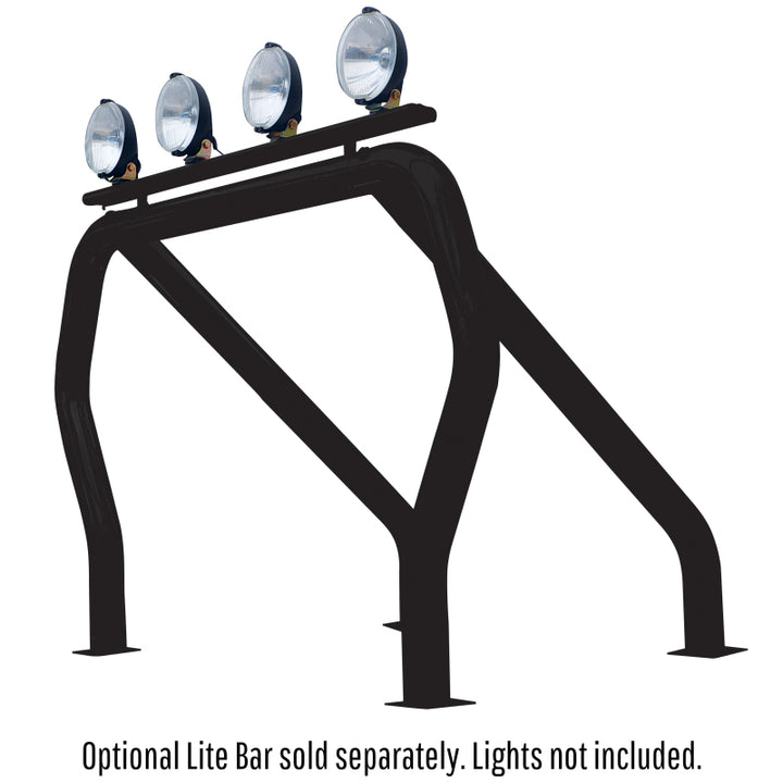 Go Rhino 88-98 Chevy/GMC C /K Series RHINO! Bed Bar Complete Kit w/Main Bar + Kickers - Bull Strap