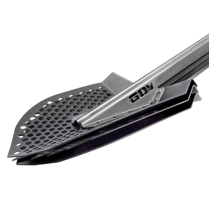 Go Rhino Xventure Gear Sharktooth Stackable Shovel - Textured Black - Bull Strap