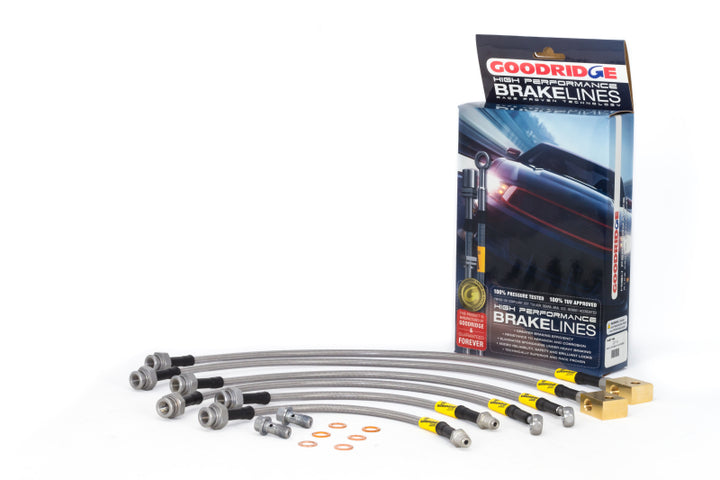 Goodridge 04+ Nissan Titan VDCS Model Brake Lines - Bull Strap