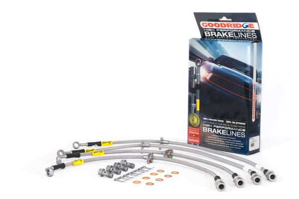 Goodridge 09-13 Subaru Forester (All Models) SS Brake Line Kit - Bull Strap