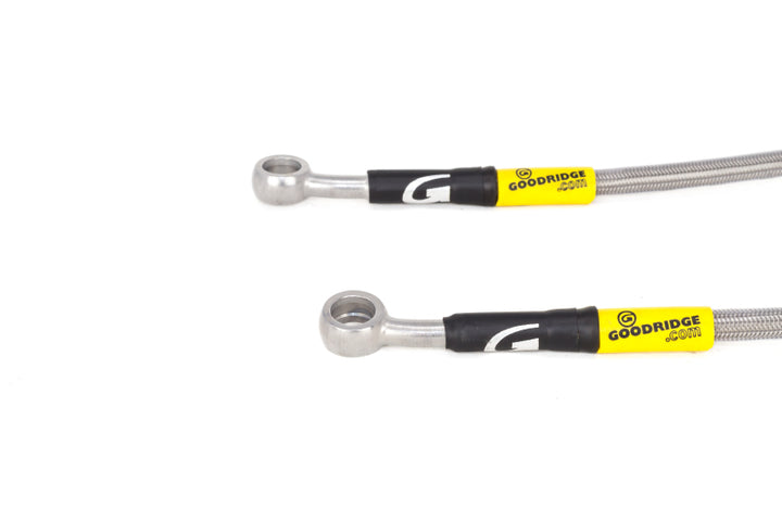 Goodridge 09-14 Honda Fit (Non-EV Models) Stainless Steel Brake Line Kit - Bull Strap