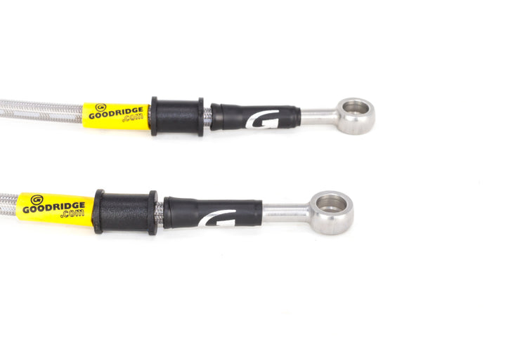 Goodridge 17-20 Honda Civic Si (Si Model Only) Stainless Steel Brake Line Kit - Bull Strap
