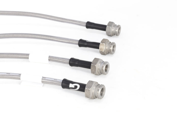 Goodridge 17-21 Honda Civic Type-R (FK8) Stainless Steel Brake Line Kit - Bull Strap