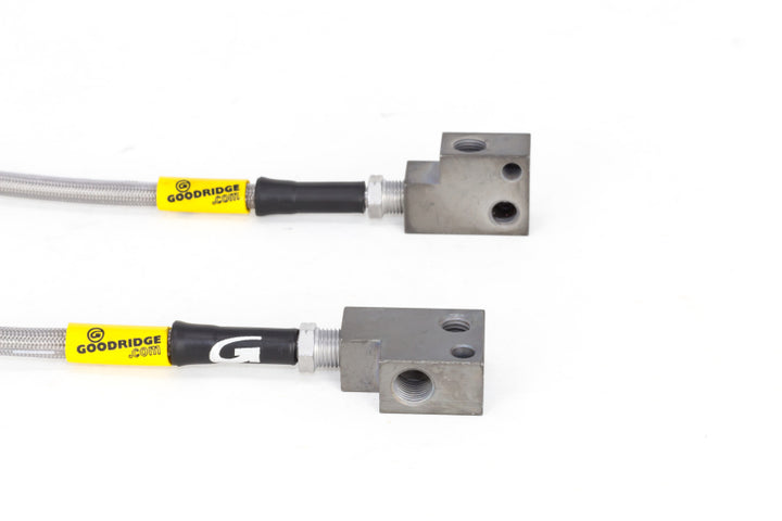 Goodridge 17-21 Honda Civic Type-R (FK8) Stainless Steel Brake Line Kit - Bull Strap