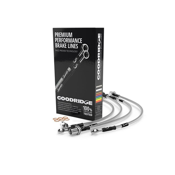 Goodridge 2023+ Honda Civic Type-R (FL5) Stainless Steel Brake Lines - Bull Strap