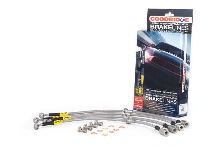 Goodridge 85-89 Toyota MR-2 Brake Lines - Bull Strap