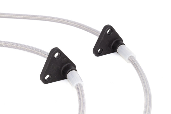 Goodridge 92-95 Honda Civic All Models w/ Rear Drum / 93-00 Del Sol Rear Drum SS Brake Lines - Bull Strap