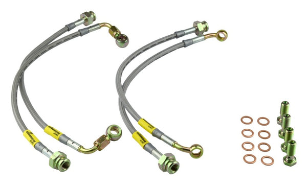 Goodridge 94-96 Corvette Brake Lines - Bull Strap