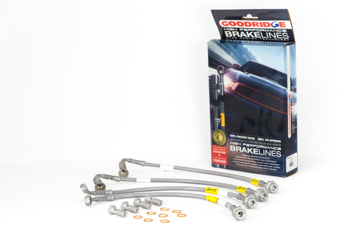 Goodridge 94-96 Corvette Brake Lines - Bull Strap