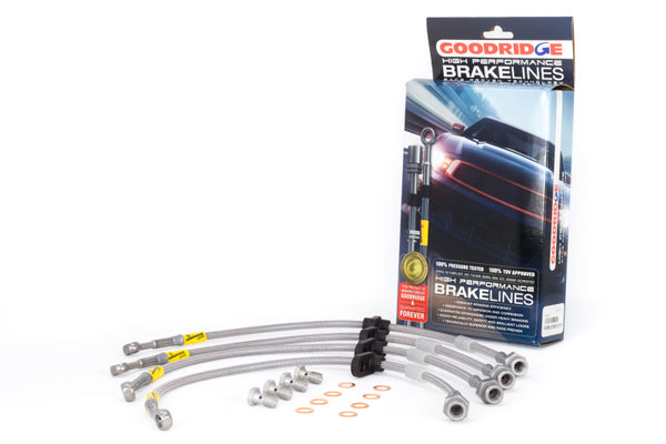 Goodridge 98-00 Honda Accord w/ Rear Disc Brake Lines - Bull Strap