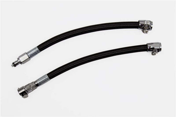 Goodridge HD Crossover Lines w/Black Hose - Bull Strap