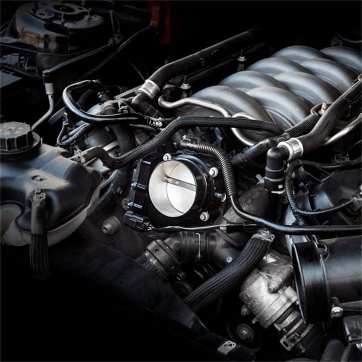 Grams Performance DBW Electronic 85mm Throttle Body 11-14 Ford Mustang GT / F-Series 5.0L - Bull Strap