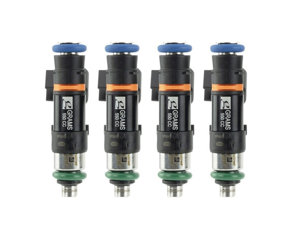 Grams Performance Honda/Acura B/D/F/H Series (Excl D17) 550cc Fuel Injectors (Set of 4) - Bull Strap