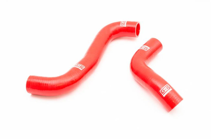 GrimmSpeed 08-14 Subaru WRX / 08-17 Subaru STi / 09-13 Subaru Forester XT Radiator Hose Kit - Red - Bull Strap