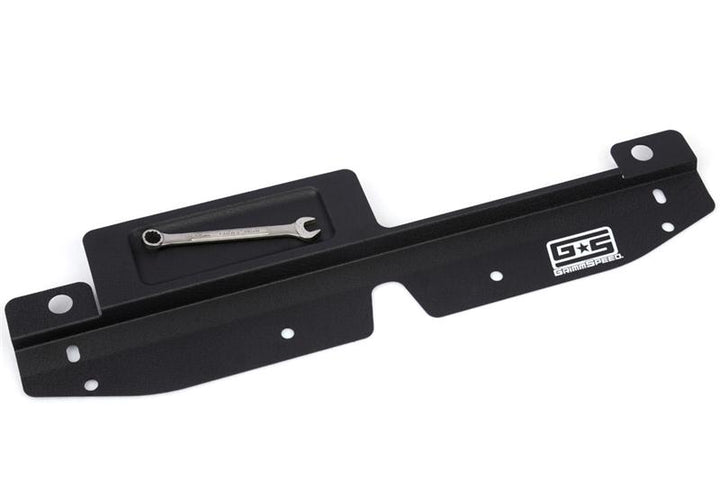 GrimmSpeed 08+ Subaru Impreza/WRX/STI Radiator Shroud w/Tool Tray - Black - Bull Strap