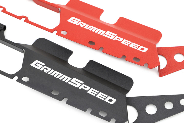 GrimmSpeed 15+ Subaru WRX/STI Radiator Shroud - Black - Bull Strap