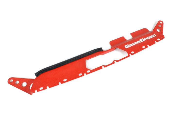 GrimmSpeed 15+ Subaru WRX/STI Radiator Shroud  - Red - Bull Strap
