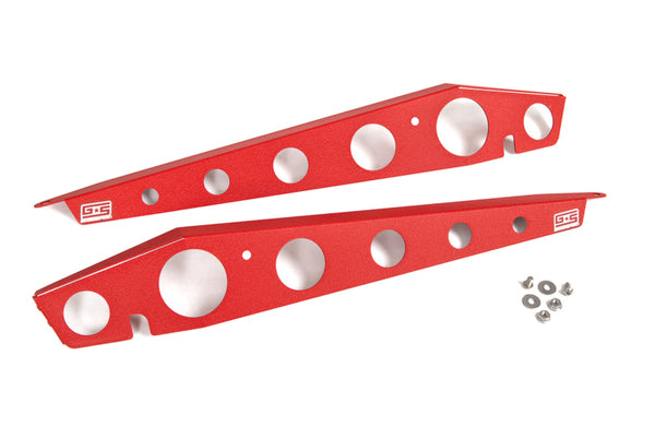 GrimmSpeed 2015+ Subaru WRX/STI Fender Shrouds - Red - Bull Strap
