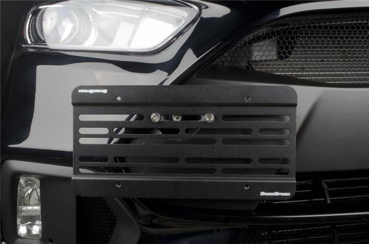 GrimmSpeed 2016+ Ford Focus RS License Plate Relocation Kit - Bull Strap